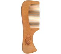 'Perched Barn Owl' Wooden Comb (HA00051565)