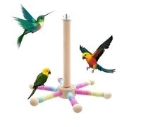 Perches for birds in the cages, bite-resistant sparrow training wheel, rotating bird perches, play item for ornamental birds, for macaws, parakeets, lovebirds, conures, cockatiels and finches