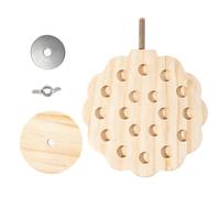 Perches for Parakeets, Wooden Stand for Rest, Cockatoo Rest, Suitable for Parrots, Parakeets, Conures, Cockatoos, Cockatoos, Inseparables, Canaries and Finches