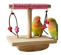 Perchoirs Pour Cage En Bois - Stand D'înement En Bois De Perruche | Jouets D'enrichissement Pour Calopsitte,pour Propriétaires D'Animaux Amoureux Des Oiseaux Conure Perruches Volière Salon Chambr