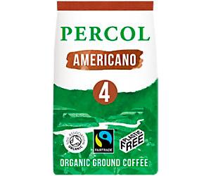 Percol Organic Ground Coffee Americano 4 Medium 200 g