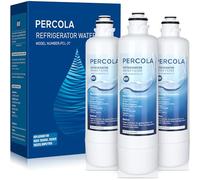 PERCOLA BORPLFTR50 Refrigerator Water Filter, Replacement for Bosch Ultra Clarity Pro 12033030, 11032531, 11025825, 12028325, BORPLFTR55, WFC100MF, WFS200MF, B36CT80SNS, B36CL80ENS (White, 3 Pack)