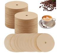 Percolator Coffee Filters, 300Pcs Disposable Coffee Paper Filter 3.75" Round Coffee Filters Paper Unbleached Coffee Filters for Home Office