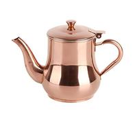 Percolator Coffee Pot, 500ml Rose Gold Teapot Tea Pot Stainless Steel Pot Decorative Tea Kettle for Home Office Conference Rooms