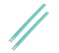 Percussion Accessories 2 Pairs 5A Colorful Maple Wood Drumsticks Wood Tip Drum Sticks For Drum Set (Color : Green)