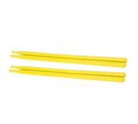 Percussion Accessories 2 Pairs Drum Stick 5A Colorful Nylon Material Durable Drumsticks Jazz Drum Practice Drum Sticks (Color : Yellow)