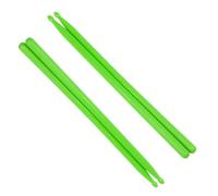 Percussion Accessories 2 Pairs Durable 5A Colorful Nylon Drumsticks Jazz Drum Dumb Drum Practice Drum Sticks (Color : Green)