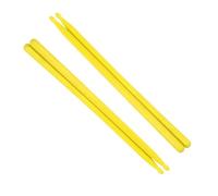 Percussion Accessories 2 Pairs Durable 5A Colorful Nylon Drumsticks Jazz Drum Dumb Drum Practice Drum Sticks (Color : Yellow)