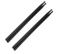 Percussion Accessories 5A Colorful Drumsticks Nylon Material Durable Jazz Dumb Practice Drum Sticks From Beginner (Color : Bk)