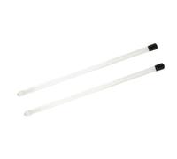 Percussion Accessories Acrylic Light Up Drum Sticks Two-Color Luminous Bright Drumsticks Color Changing Drum Set Accessories