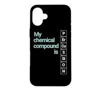 Percussion Band Geek My Chemical Compound Case for iPhone 16 Plus