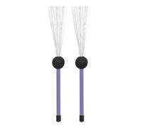 Percussion Brush Sticks - Adjustable Drum Brushes, Wire Rods, Compact Music Tools, Lightweight, Versatile Playing Solution with Balanced Response for Jazz Training, Stage Shows and On