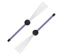 Percussion Drum Brush Stick Retractable Wire Drum and Percussion Brushes | 1 Pair Wire Percussion Brushes for Jazzes Music Lovers
