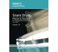 Percussion Exam Pieces & Studies Snare Drum Book 1: Grades 1-5 (Trinity Guildhall Percussion Examination Pieces & Studies) by Trinity Guildhall (4-Jan-2007) Sheet music