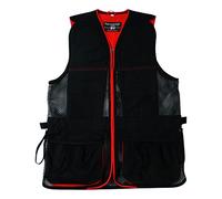 Percussion Gilet Ball Trap Evo Skeet/Clay Shooting Vest - Black & Blue - Size Large