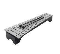 Percussion Instrument 15 Tone Aluminum Plate Qin 15-tone Glockenspiel 15 Tone Hand Knocked Qin For Beginners And Students (Color : Silver)