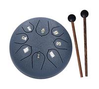 Percussion Instrument, Easy Playing Tongue 8 Tones 15.2cm / 6in for Music Therapy for Meditation(navy blue)