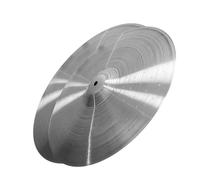 Percussion Instrument Parts 2 Pcs Silver Handcrafted Alloy Jazz Drum Set Cymbal Professional 14 Inch Hihat Cymbal Cymbals for Drum