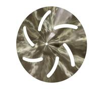 Percussion Instrument Parts 8 Inch Splash Alloy Cymbals Handmade Effect Cymbal Professional Cymbal For Drummer Performance Cymbals for Drum (Color : Six holes)
