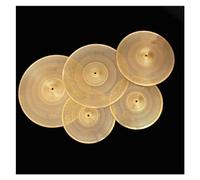 Percussion Instrument Parts Silence Low Volume Cymbals Set 14'' Hihat /16'' Crash /18'' Crash /20'' Ride Percussion Instrument Cymbals Cymbals for Drum