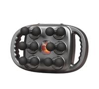 Percussion Massage Gun, 12-Head Cordless Handheld Muscle Massage Gun with Heat, 9 Levels Rechargeable Thigh Massager for Back, Shoulders, Legs, Foot, Body Muscle Pain Relief