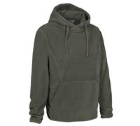 Percussion Mens Fleece Sweatshirt With Hood - Khaki - Size: Large