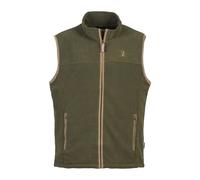 Percussion Mens Scotland Fleece Gilet - Green - Size: Medium