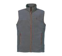 Percussion Mens Scotland Fleece Gilet - Grey - Size: XX Large
