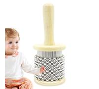 Percussion Musical Instrument - Hand Shaker | Hand with Stainless Steel Beads, Wooden Handle Shaker Instrument, Percussion Shaker for Kids, Adults, Music Exercises, Band, Classroom