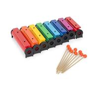 Percussion Plus colour note chime bar set with resonators