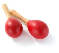 Percussion Plus Pair of Wooden Chiquitas - Red