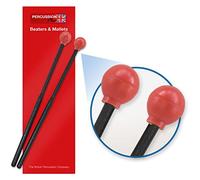 Percussion Plus PP067 Rubber Beaters for Chime Bars or Slit Drums - Hard