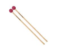 Percussion Plus PP080 Professional Xylophone Mallets - Hard Rubber,Red