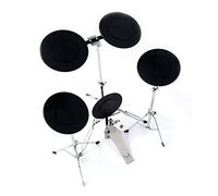 Percussion Plus PP1069 Practice Drum Kit,Black