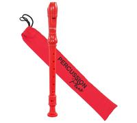 Percussion Plus PP1612 Colourful Soprano Descant Recorder - Red