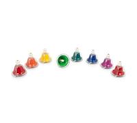 Percussion Plus PP278 professional colour desk bells - set of 8
