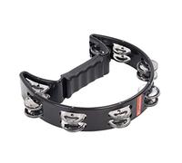 Percussion Plus PP486/1 Half Moon Tambourine - Black