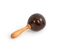 Percussion Plus PP622 Single Coconut Maraca,Brown