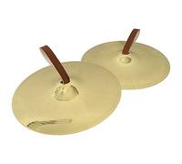 Percussion Plus PP869 Marching Pair Budget Cymbals,Brown, 10-Inch