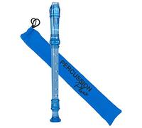 Percussion Plus PP911 Descant Recorder - C-Thru Blue