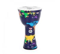 Percussion Plus Slap Djembe Pre-Tuned 8 inch Head World Map
