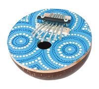Percussion Plus Small Coconut Painted Kalimba Thumb Piano
