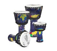 Percussion Plus World Slap Djembe mixed 4 pack - rope tuned