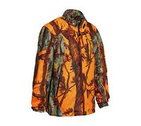 Percussion Reversible Camouflage Hunting Jacket Drift Hunting Jacket Signal Orange Camouflage Reversible Jacket Hunting Camouflage Jacket, camouflage, L