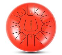 Percussion Steel Tongue Drum, Portable Xuankong Drum Sanskrit Drum with Bag, Mallets, scales and finger rings for Camping, Meditation, or Yoga Lotus Steel Tongue Drum (Color : I) (F)