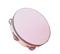 Percussion Tambourine Handheld Musical Instrument, Professional Drum Sound, 8 Inch Educational Training Tool, Beginner Practice Equipment, Instrument for Adults, Students Performance