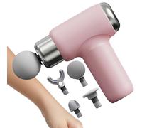 Percussion Therapeutic Massage Device - Six Speed Adjustable Deep Massager Instrument for Compact Travel Muscle Massager