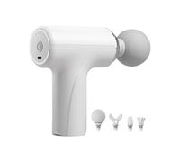 Percussion Vibration Massager- Portable Massaging Wand, Deep Relaxation Device, Cordless Four Node System | Soothing Discomfort Aid, Post Workout Recuperation Lightweight Compact Everyday Stress