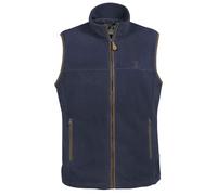 Percussion Women's Scotland Fleece Vest - Ladies Body Warmers - Navy - Size: Medium