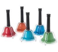 Percussion Workshop CB5 Coloured Combi Hand Bells (Set of 5)